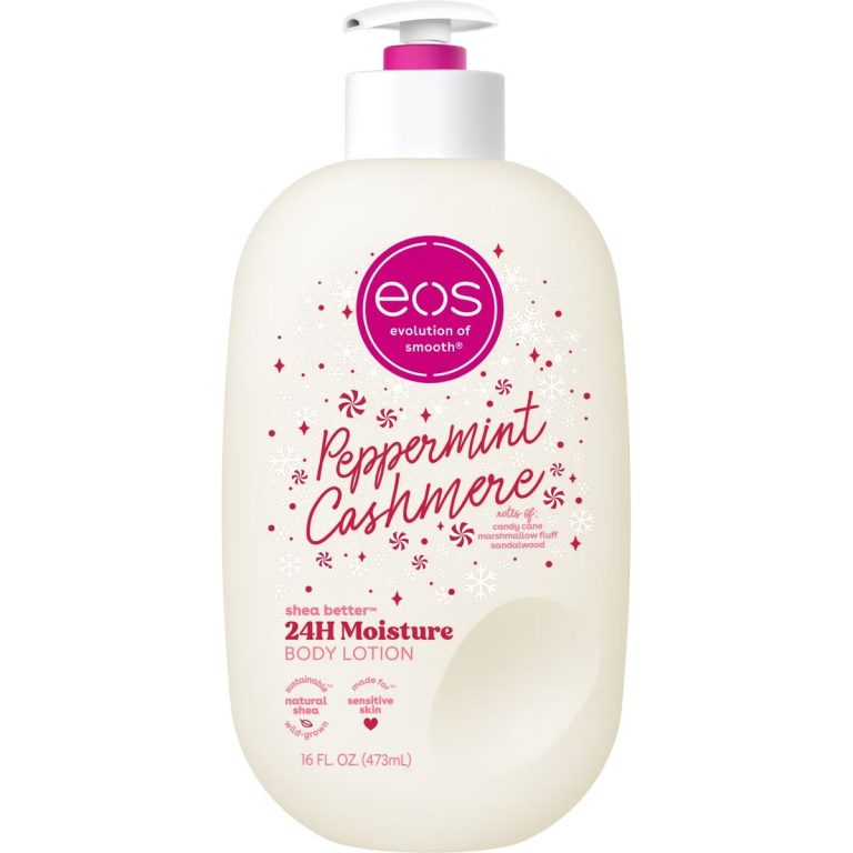 eos Holiday Peppermint Cashmere Body Lotion