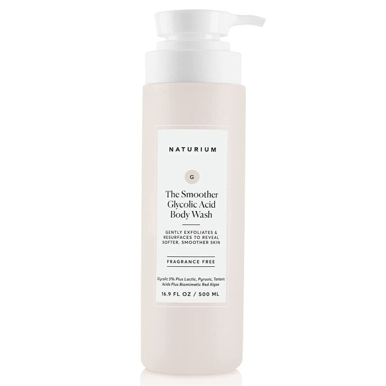 Naturium The Smoother Glycolic Acid Exfoliating Body Wash, 16.9