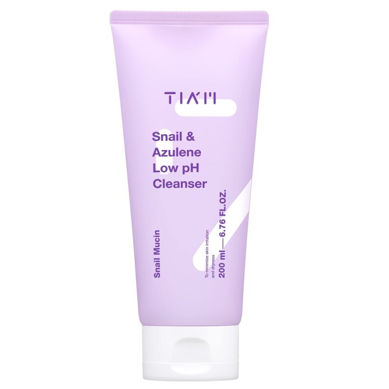 TIAM Snail & Azulene Low pH Gel Facial Cleanser, 6.76 Fl.Oz