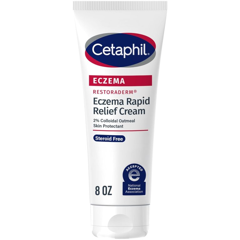 Cetaphil Eczema Restoraderm Flare-Up Relief Cream for Body – Unscented – 8oz