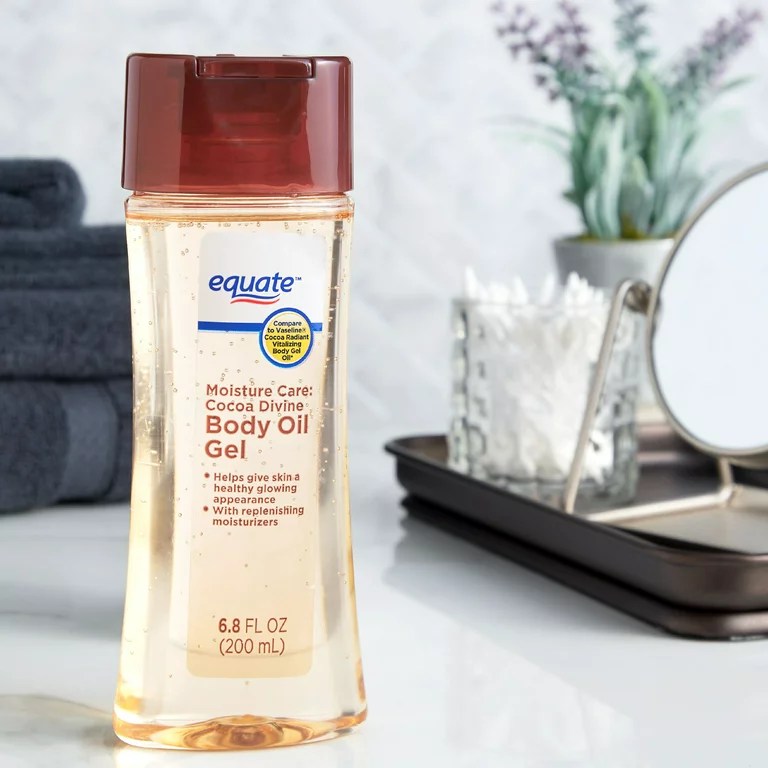 Equate Moisture Care Cocoa Divine Body Oil Gel, 6.8 fl. Oz.