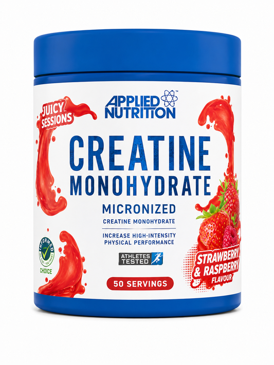 Applied Nutrition Creatine Monohydrate Micronized Strawberry & Raspberry Flavour - 50 Servings