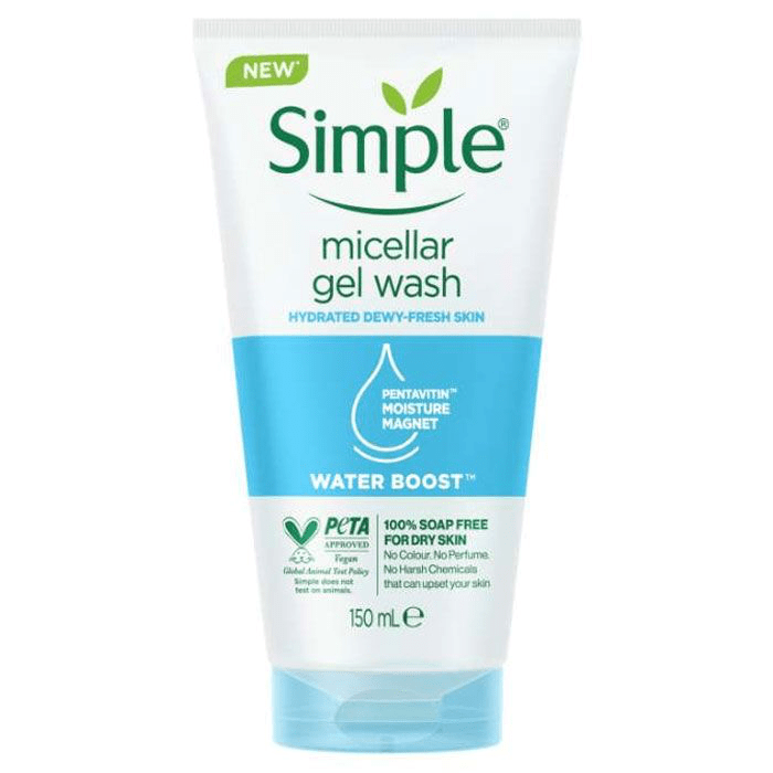 Simple Micellar Facial Gel Wash – 150ml (New Look)