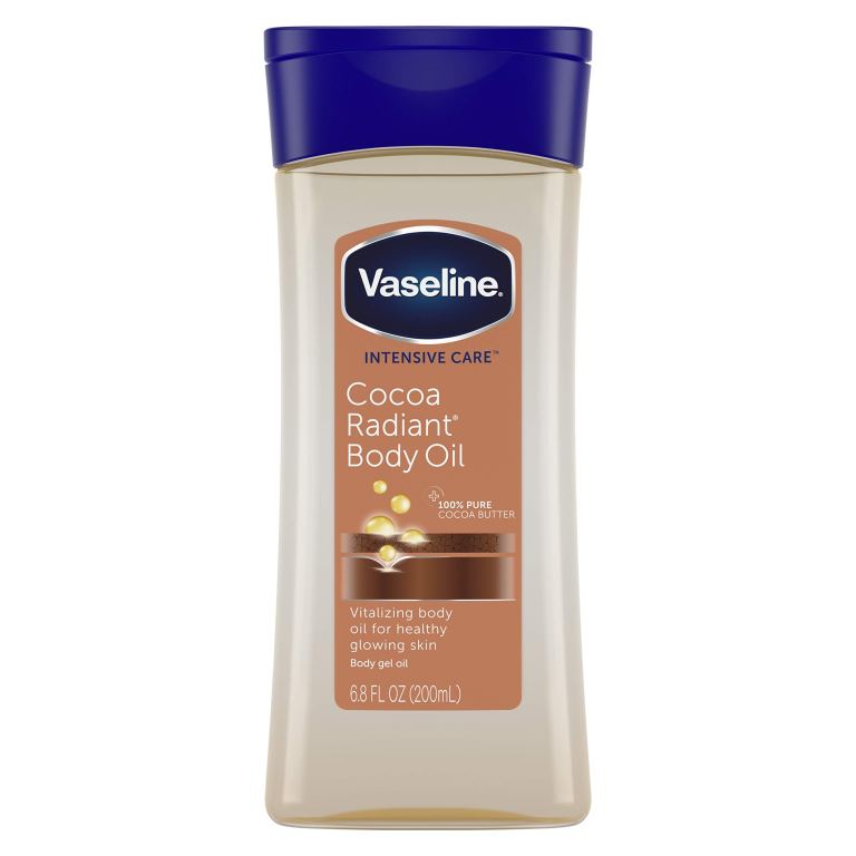Vaseline Intensive Care Cocoa Radiant Body Oil For Glowing Skin – 6.8oz