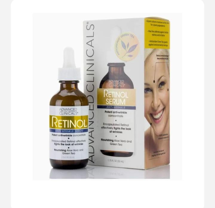 Advanced Clinicals Retinol Facial Serum 1.75 Fl Oz