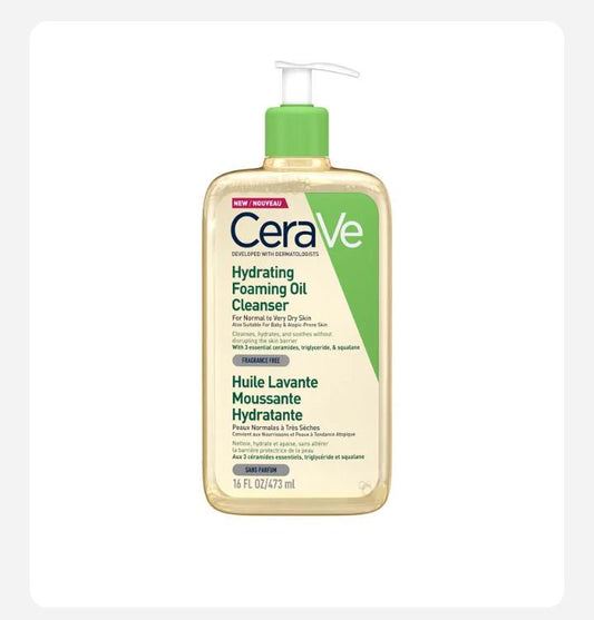 CeraVe Hydrating Foaming Oil Cleanser, 16oz