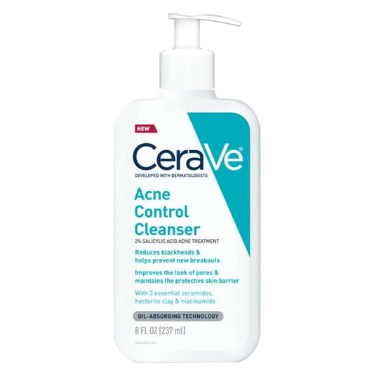 CeraVe Acne Control 2% Salicylic Acid Cleanser 12oz
