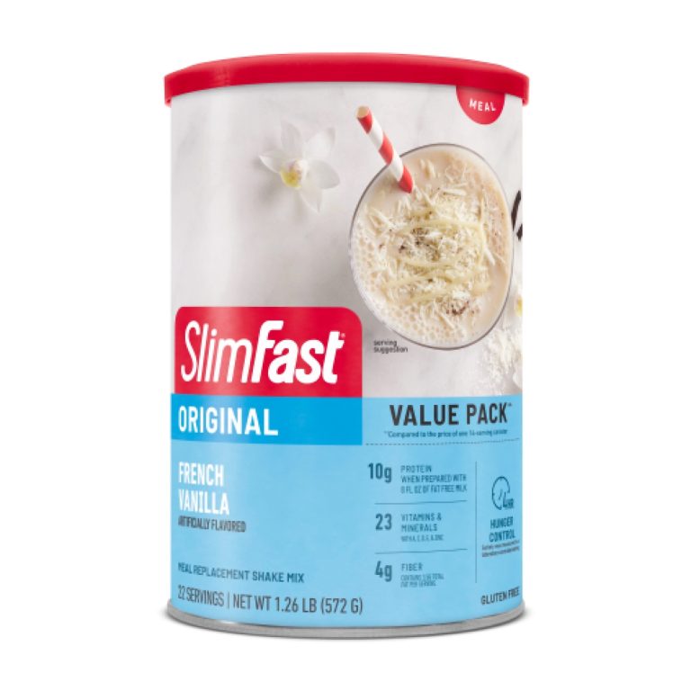 SlimFast Meal Replacement Powder, Original French Vanilla (14 Servings), 364g [New Look]