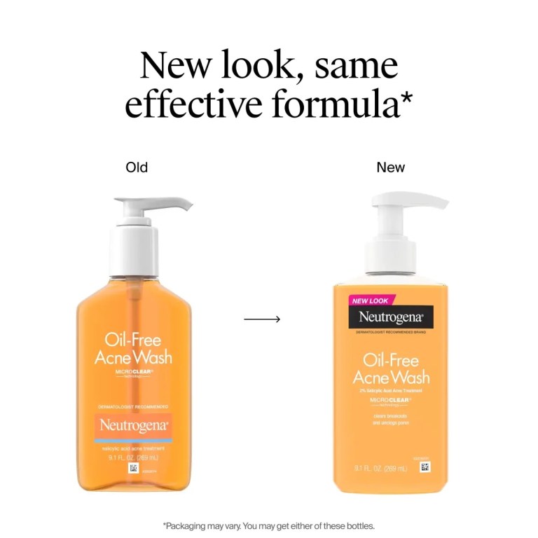 Neutrogena Oil-Free Acne Face Wash with Salicylic Acid, 9.1 fl. oz [New Look]