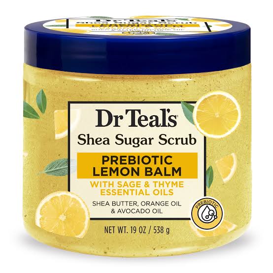Dr Teal’s Body Scrub with Prebiotic Lemon