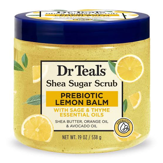 Dr Teal’s Body Scrub with Prebiotic Lemon