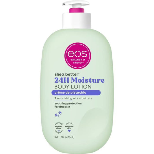 eos Shea Better 24H Moisture Body Lotion – Crème de Pistachio – 16 fl oz