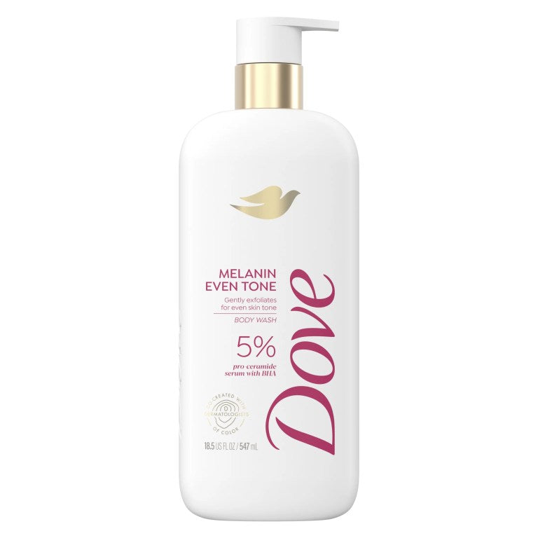 Dove Exfoliating Melanin Even Skin Tone 5% Pro-Ceramide Serum Body Wash
