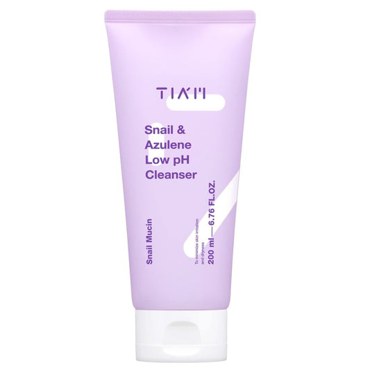 TIAM Snail & Azulene Low pH Gel Facial Cleanser, 6.76 Fl.Oz
